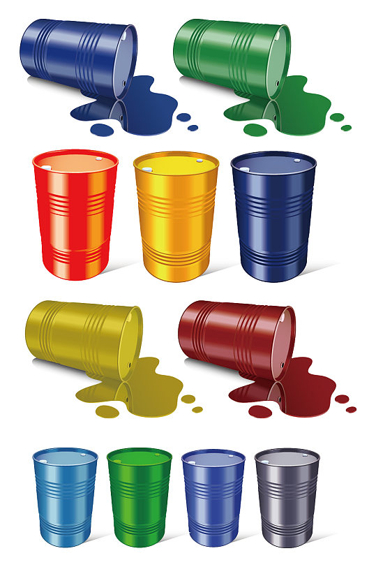 ai矢量油漆油漆桶