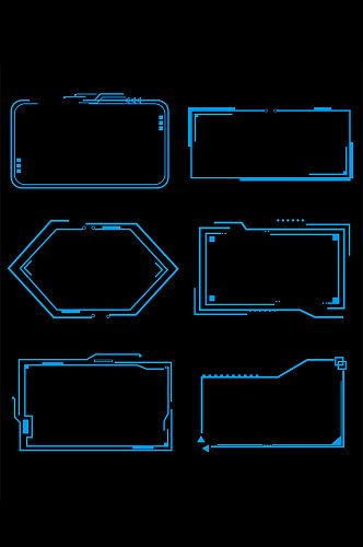 科技边框装饰边框元素