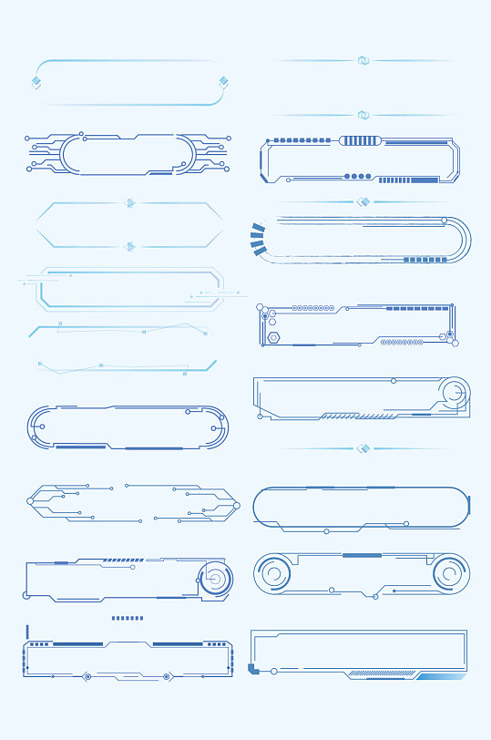 科技花边边框图片-科技花边边框设计素材-科技花边边框模板下载