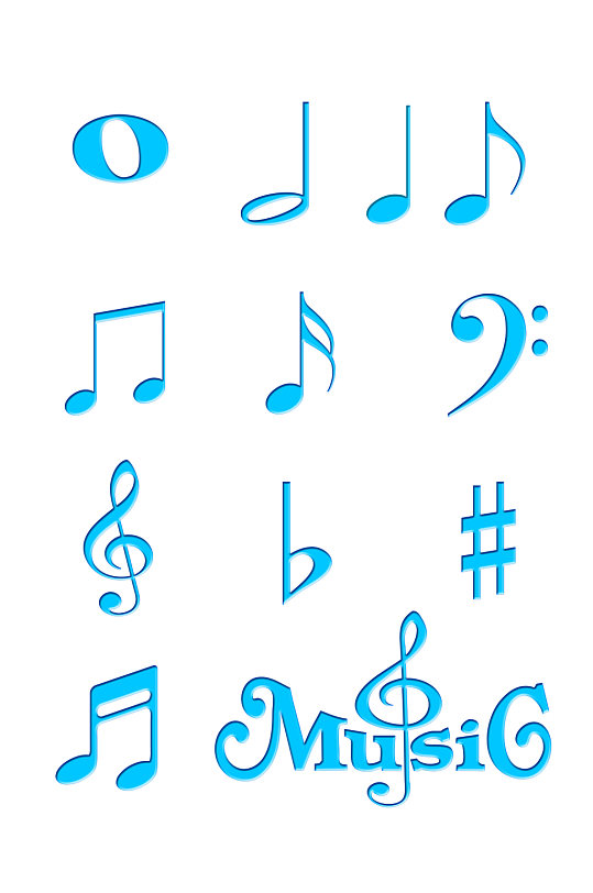 音符音乐符号元素