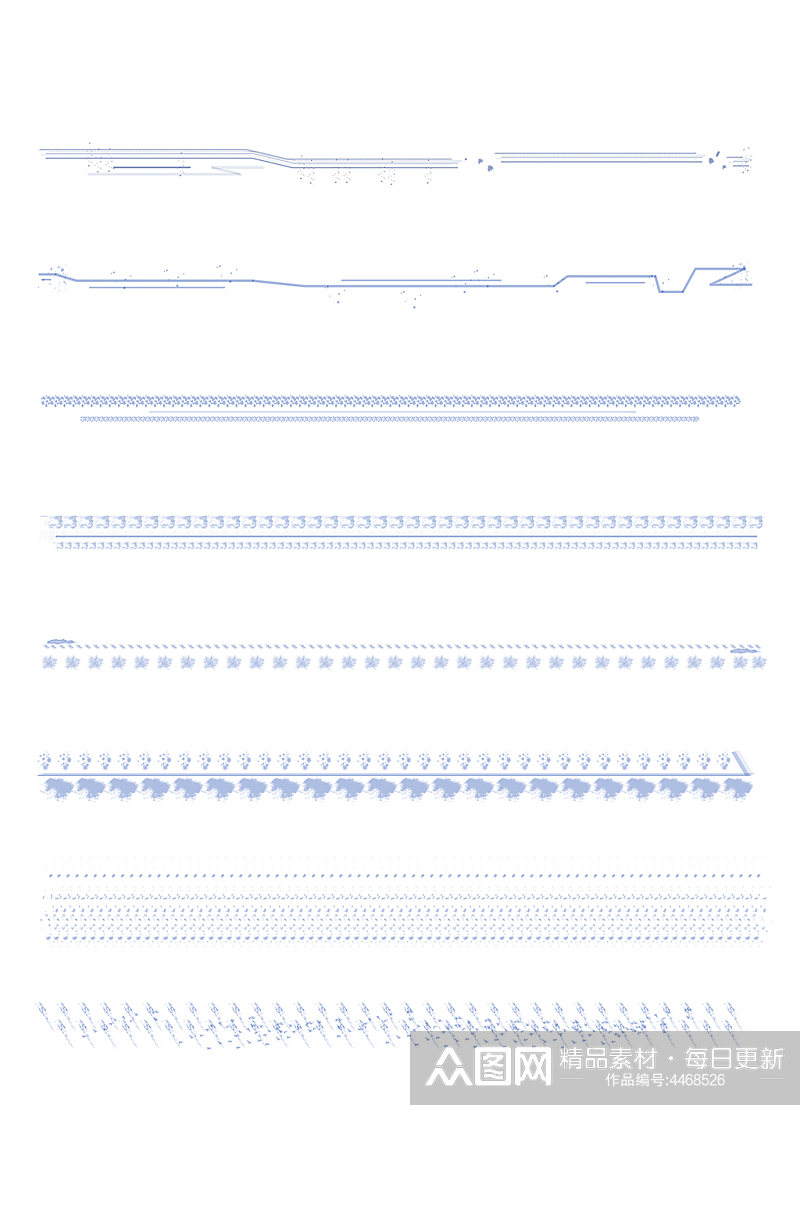 简约装饰线条元素素材