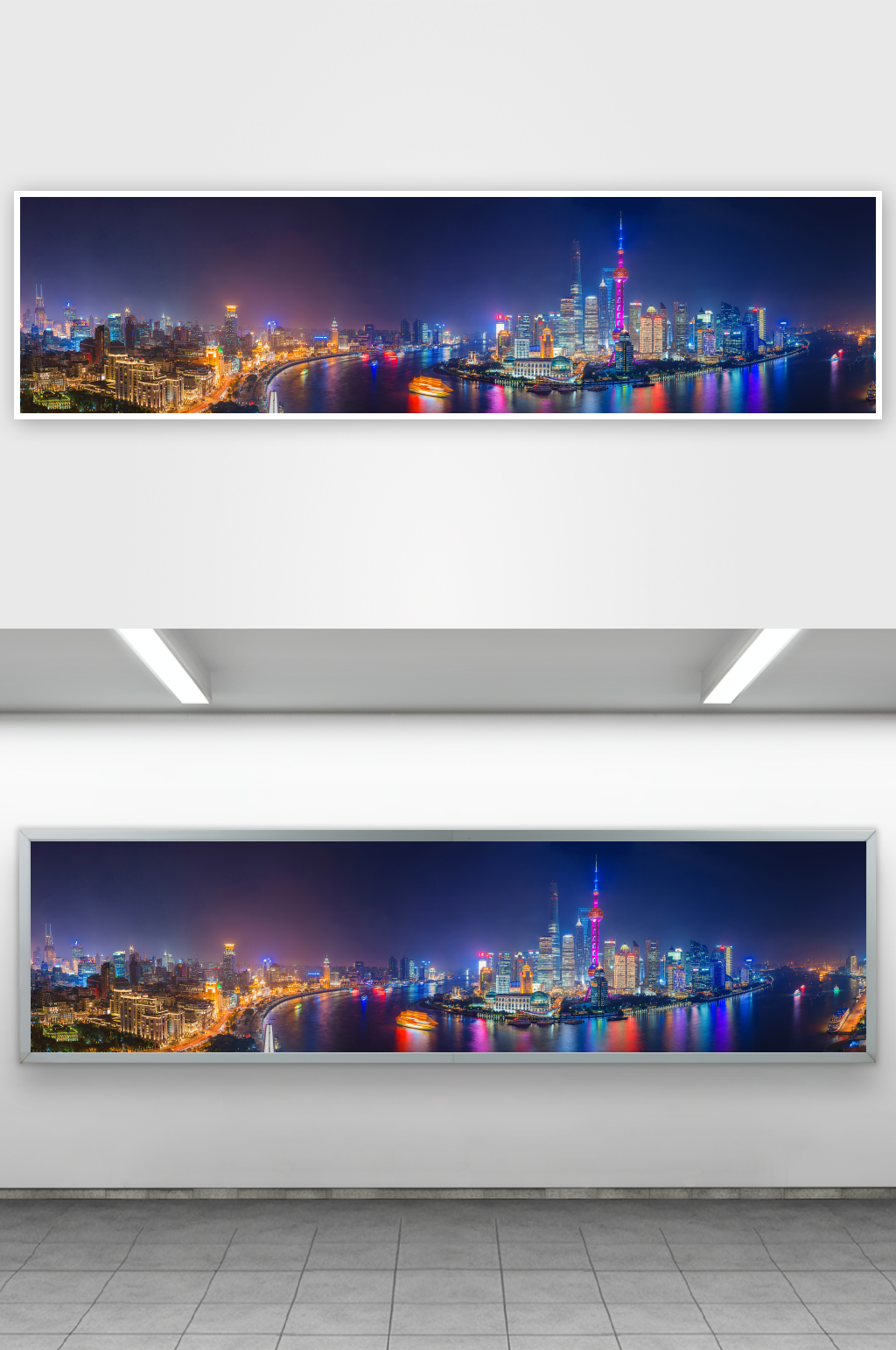 高清城市风光城市夜景素材
