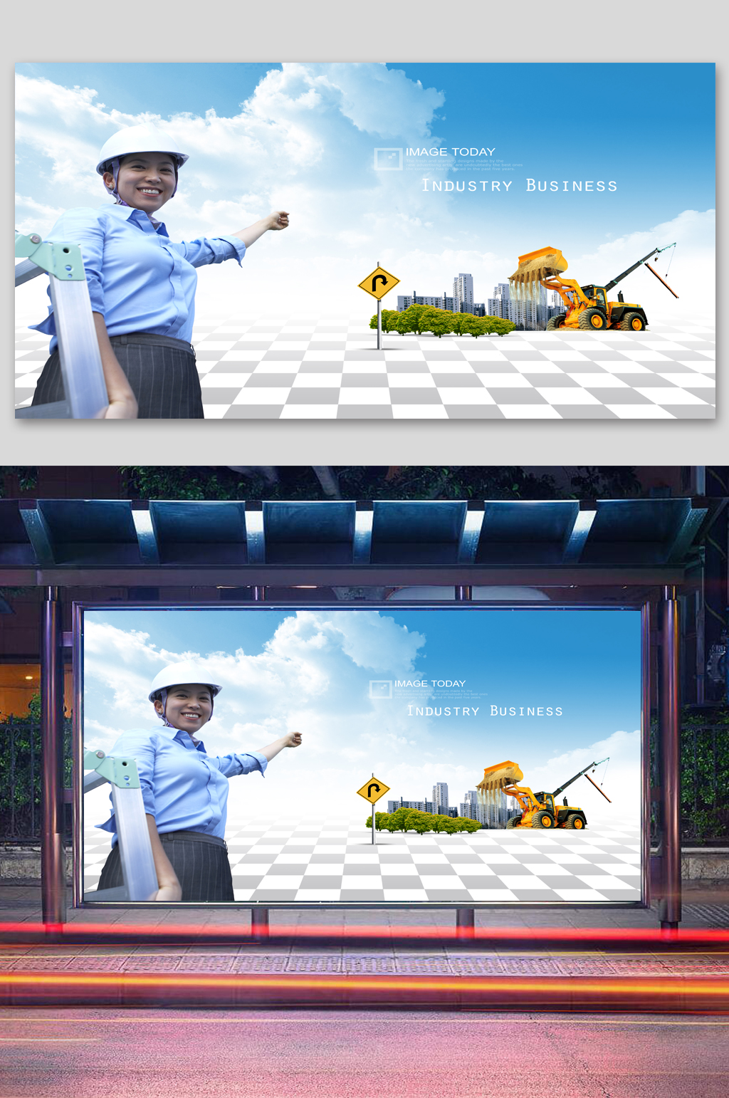 建筑工人建筑工地素材