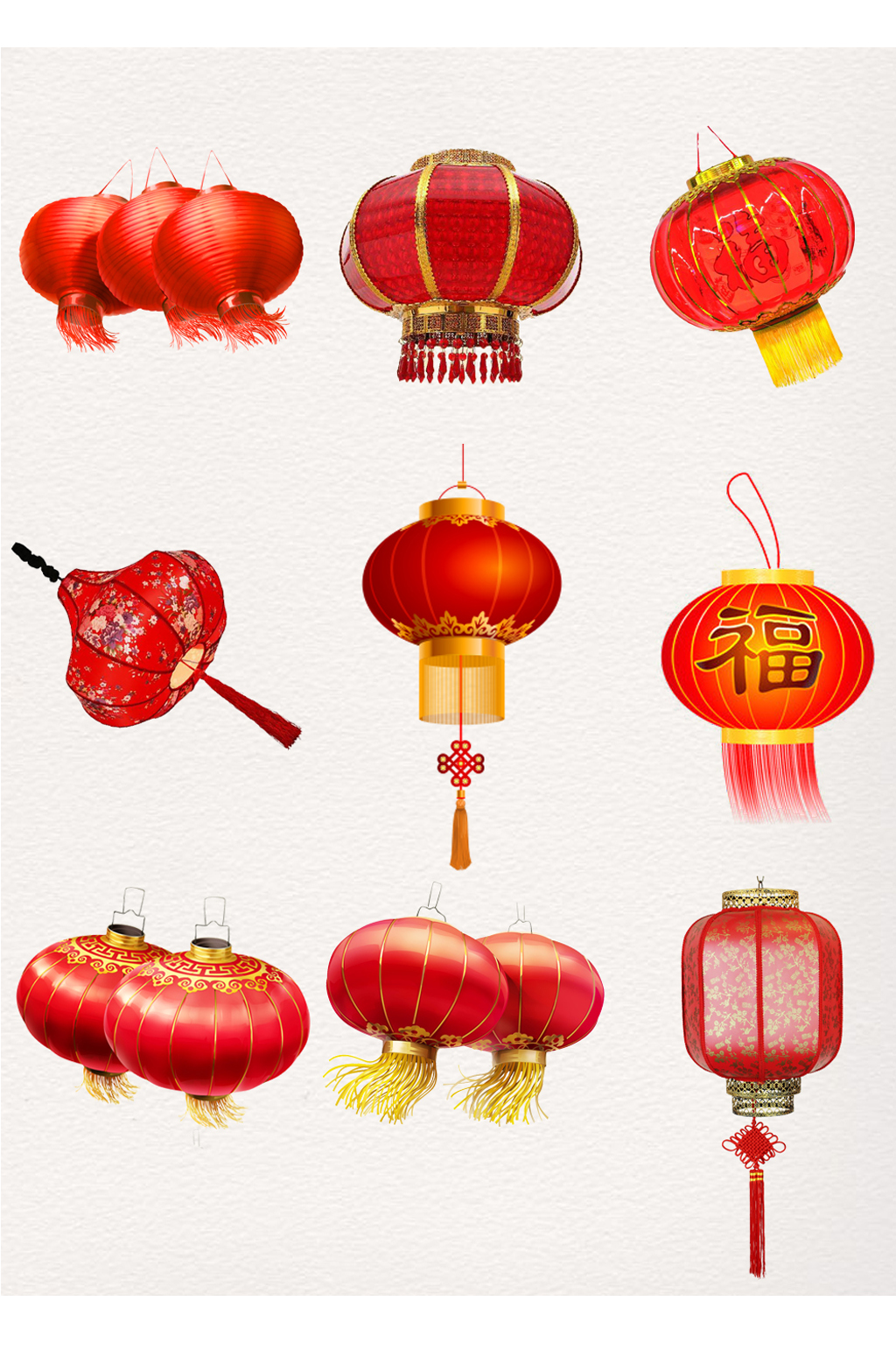 新年灯笼素材红灯笼图片素材
