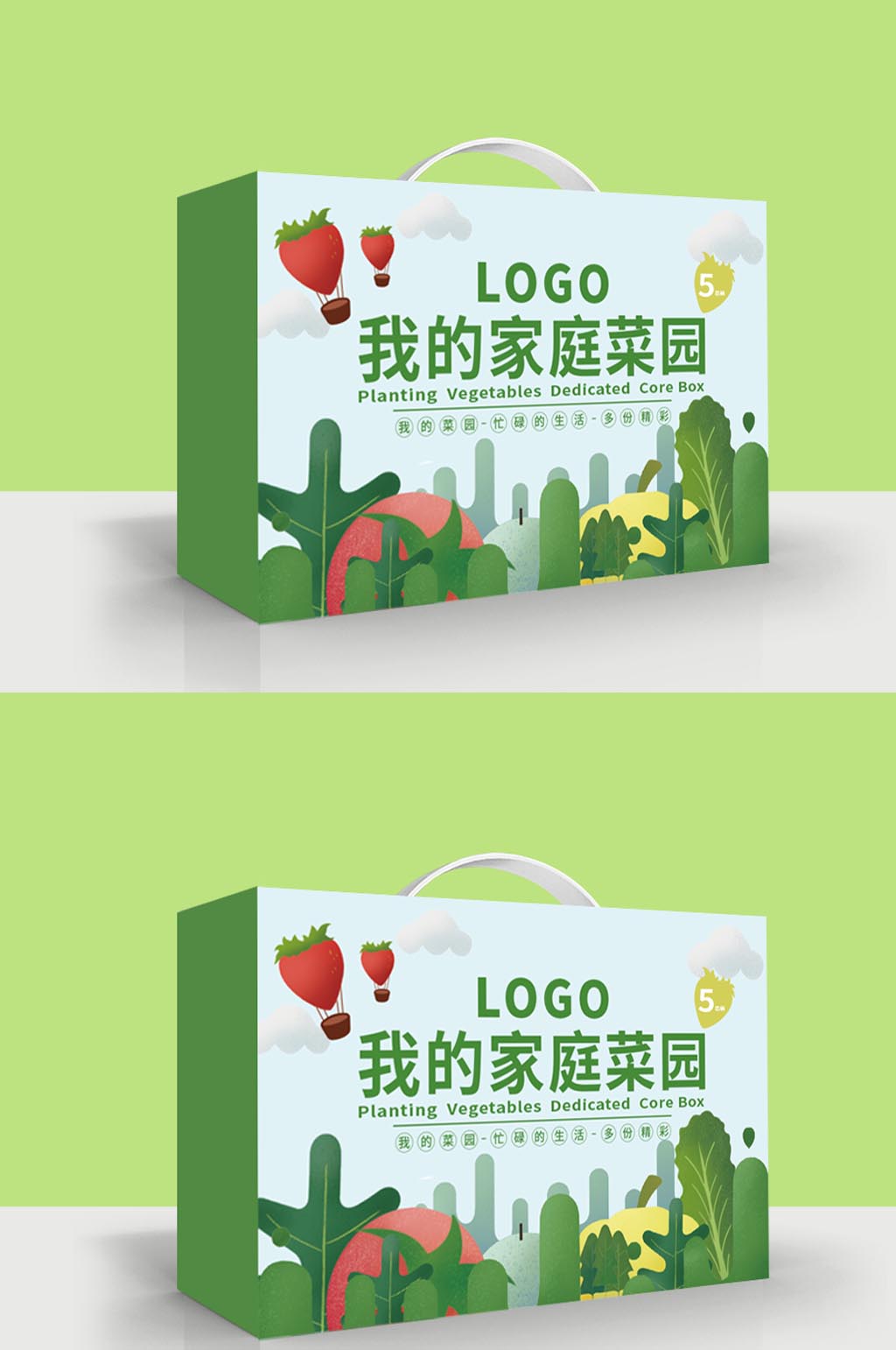农产品水果蔬菜商业插画包装素材