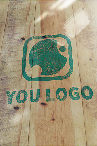 木板纹理徽标logo