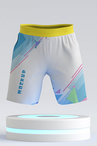 原创3D运动短裤样机