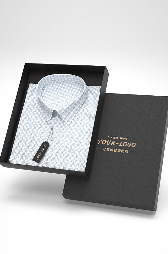 3d衬衫样机模型