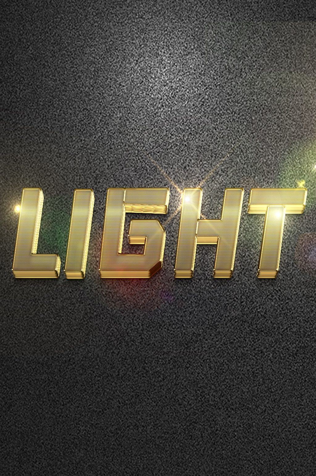 奢华金属3D字体效果logo样机素材