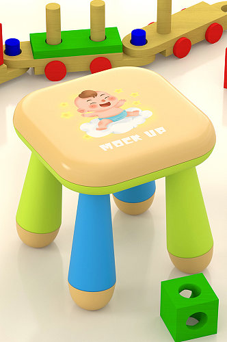 原创3D儿童座椅样机