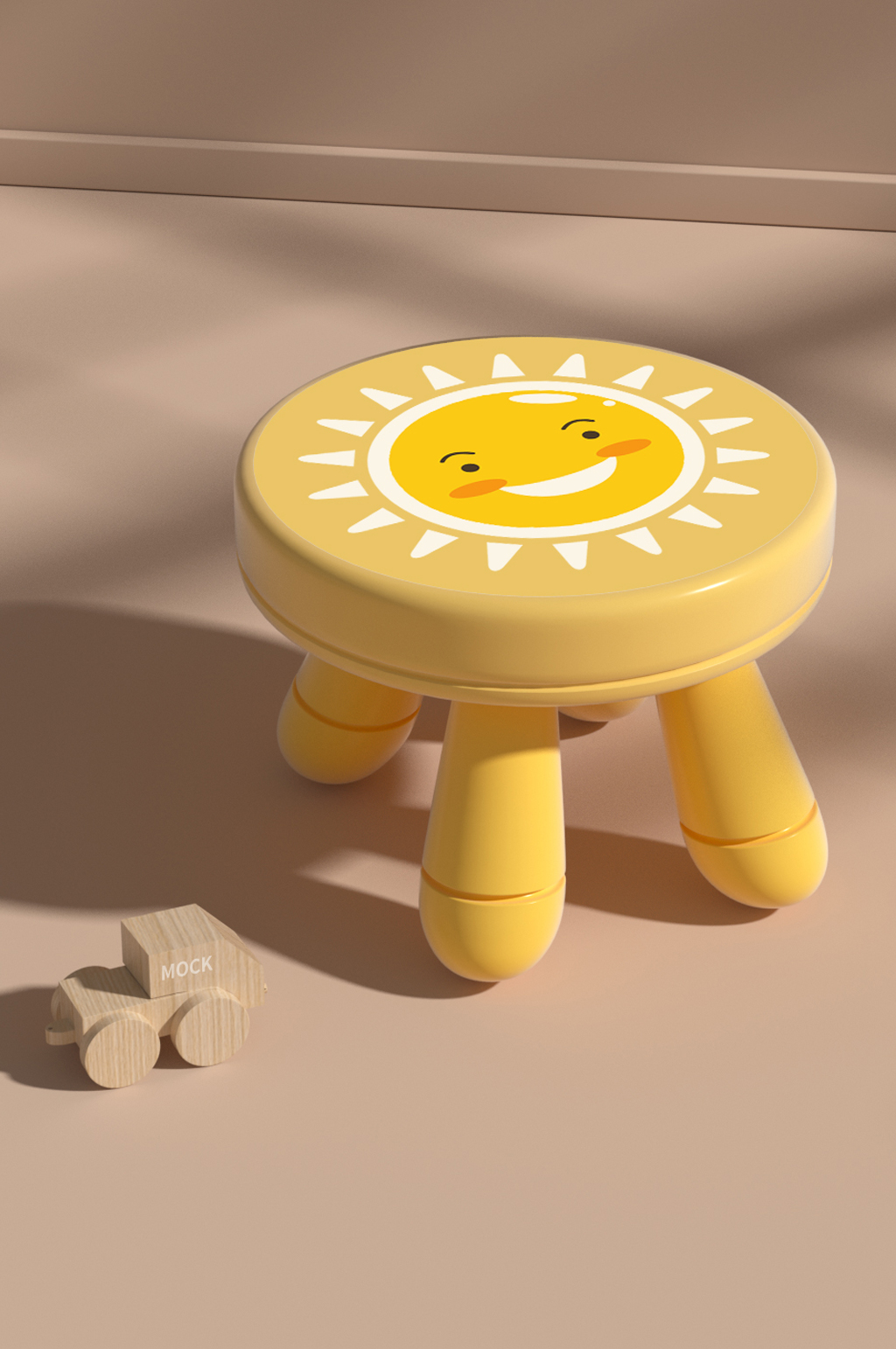 原创3D儿童座椅样机素材