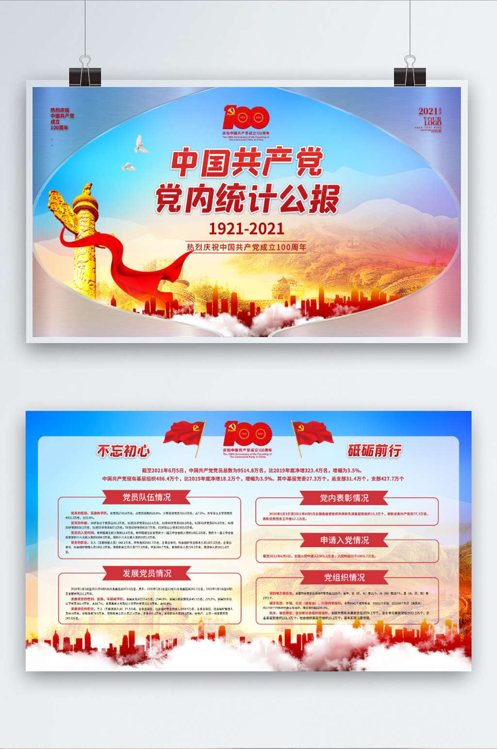 中国共产党党内统计公报素材