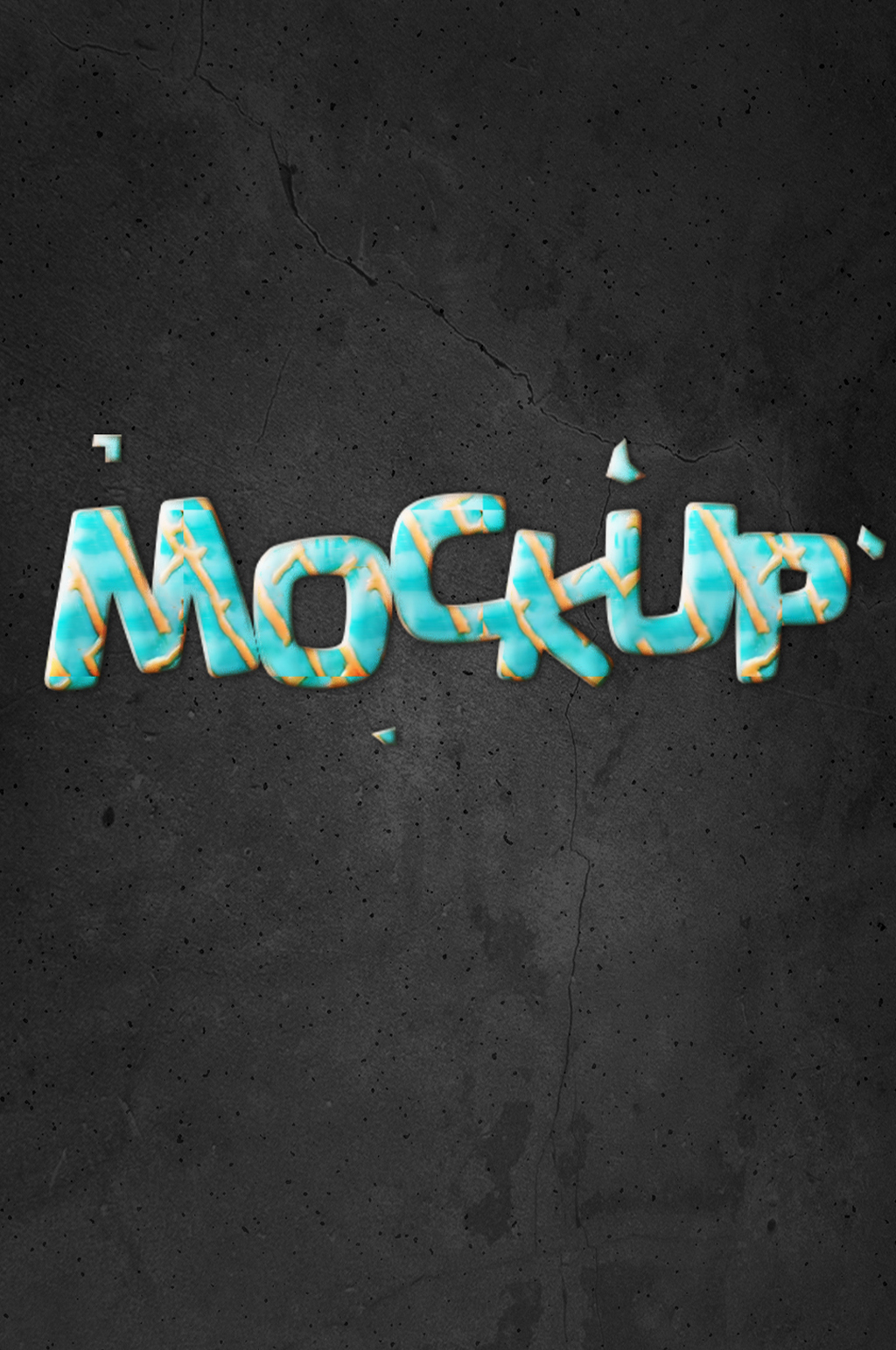 可爱卡通甜品点心艺术字logo字体样机素材