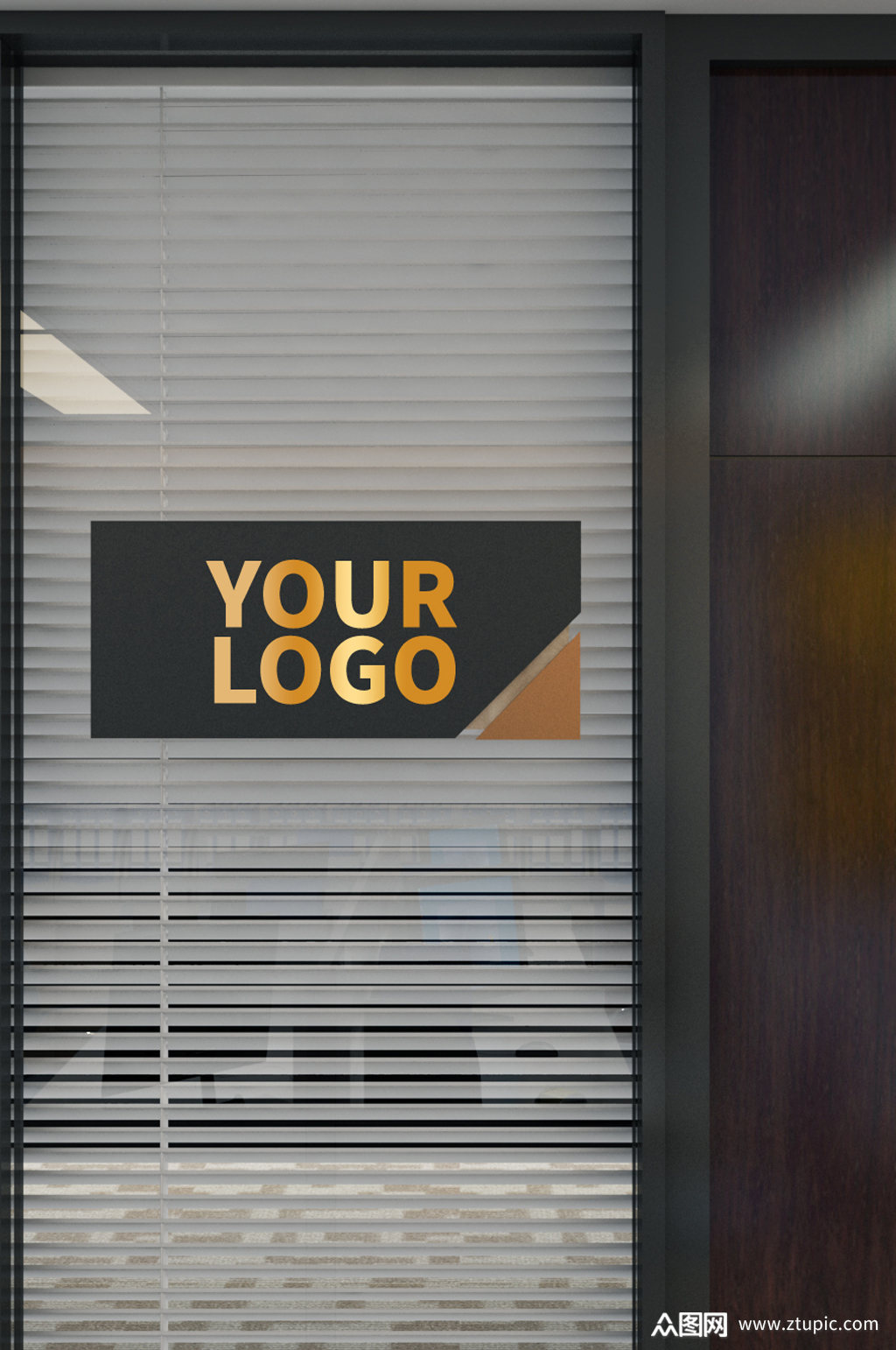 科室牌门牌logo效果样机