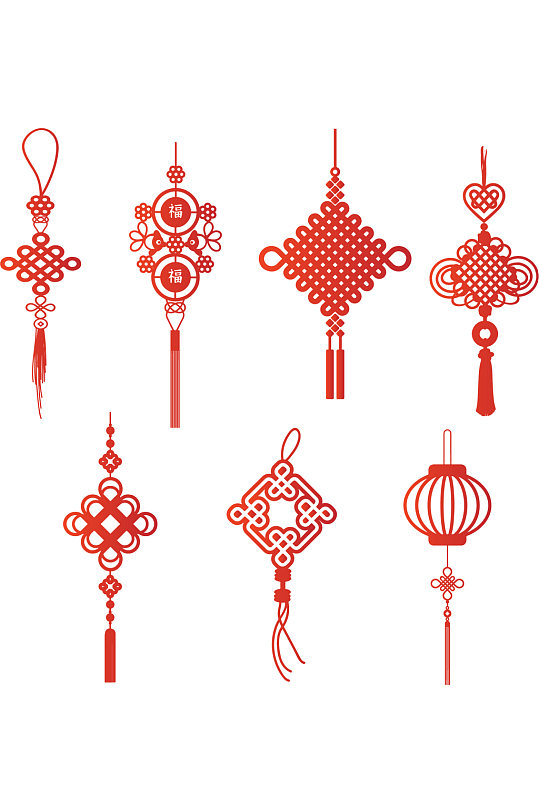 中国风中国结元素