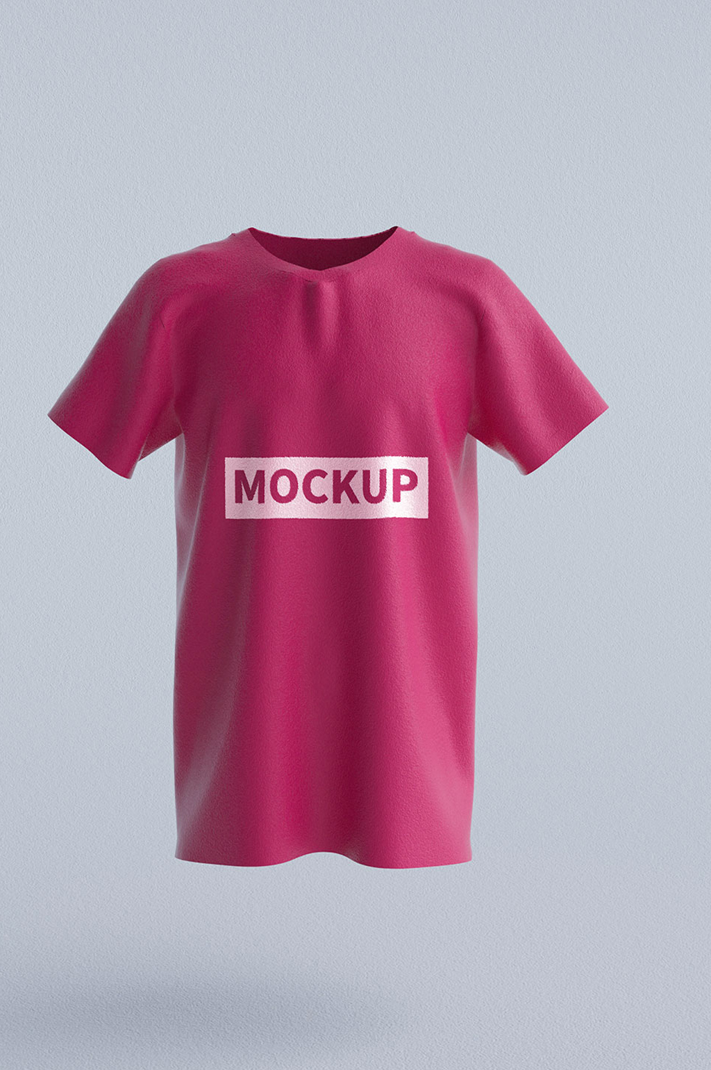 男士红色t恤样机模板下载-编号2538523-众图网