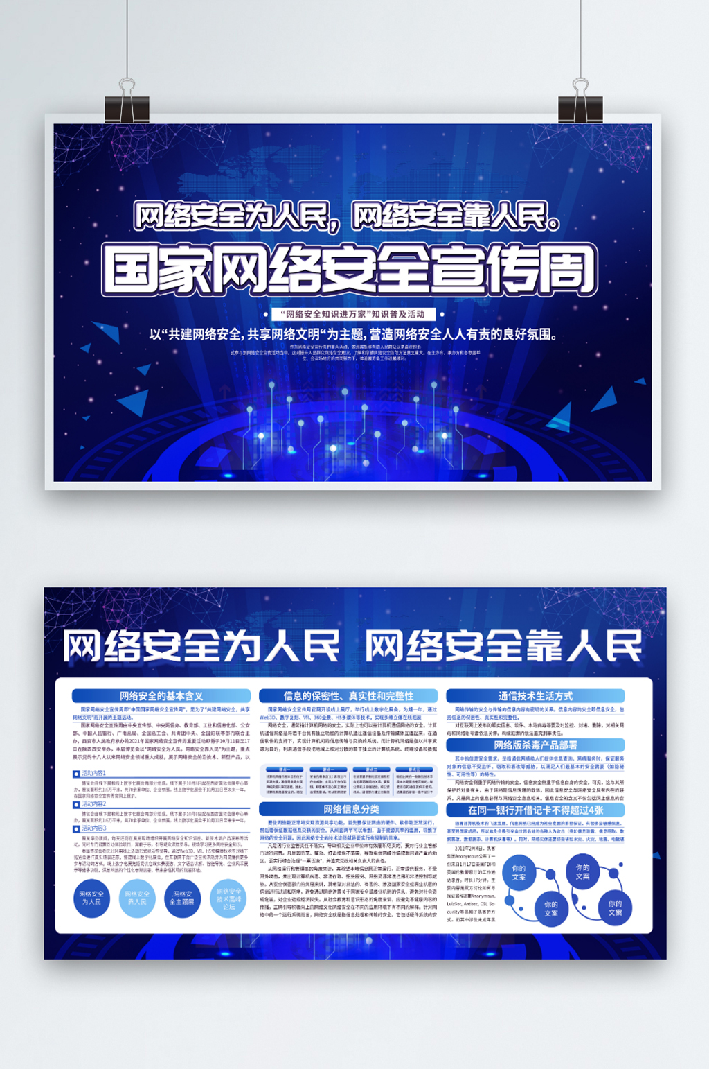 2021国家网络安全宣传周展板素材