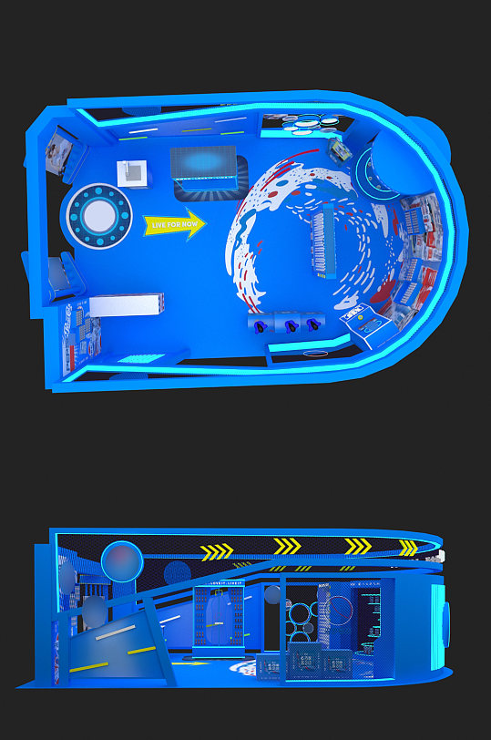 百事盖念店国金体验馆-众图网