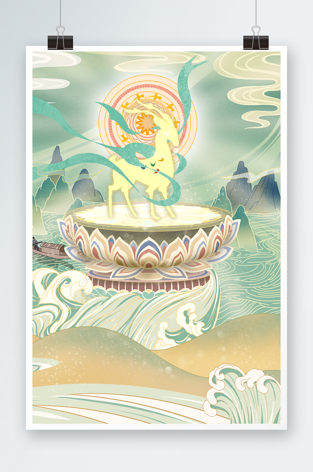 敦煌飞天画素材_敦煌飞天画模板_敦煌飞天画设计图片免费下载-众图网