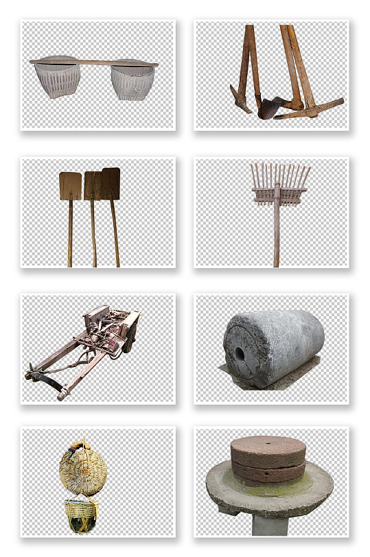 乡村田园农具素材-众图网