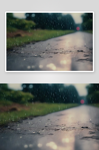 雨中漫步几人共赴夜晚之约