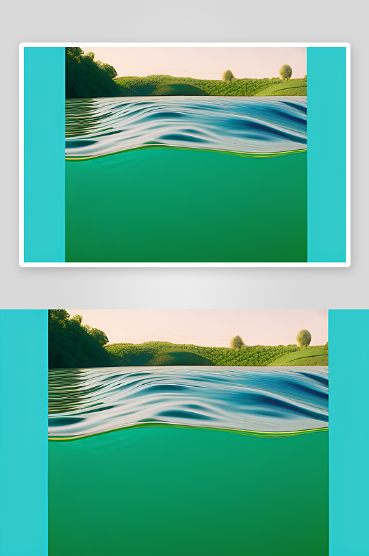 湿润滴落的微凉感受