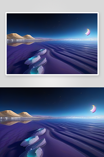月亮与星星的魅力高清CG艺术作品