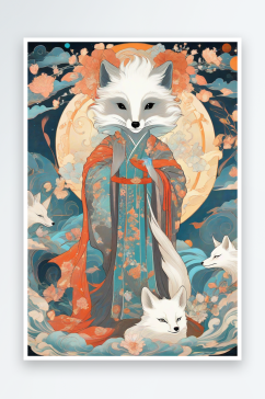 中国白极地狐狸壁画的艺术价值