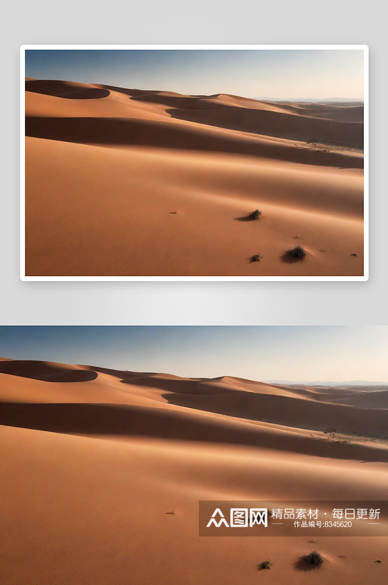 莫洛科干燥沙丘的壮丽景色素材