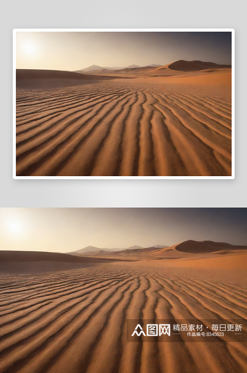 莫洛科干燥沙丘的壮丽景色素材