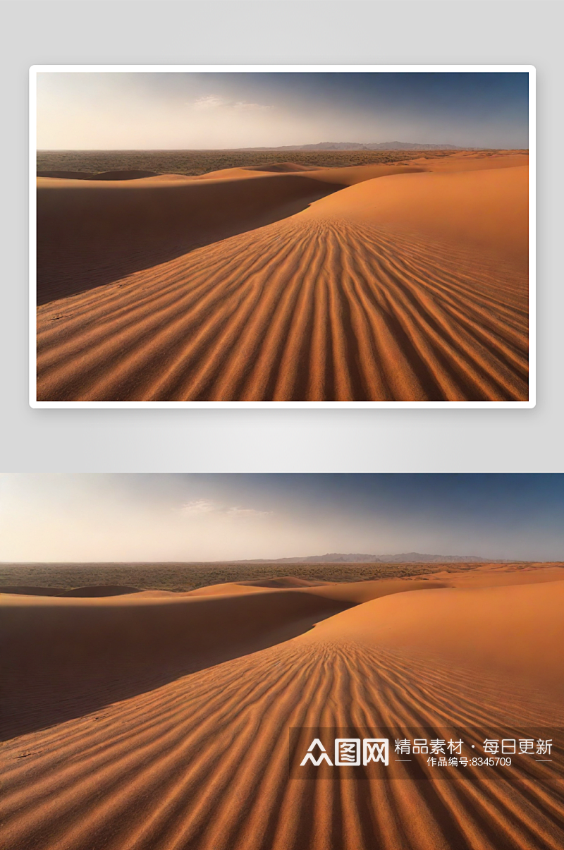 干燥沙漠中的莫洛科奇观素材
