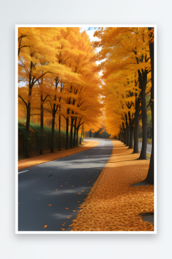 橙色秋天树木在胶片照片中展现的美景
