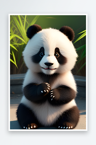熊猫世界中的幸福守护者