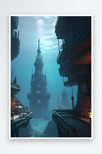 奇幻海底探索神秘水下城市