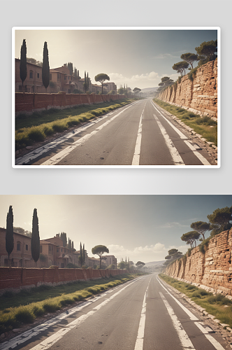古罗马道路改建现代高速公路插图