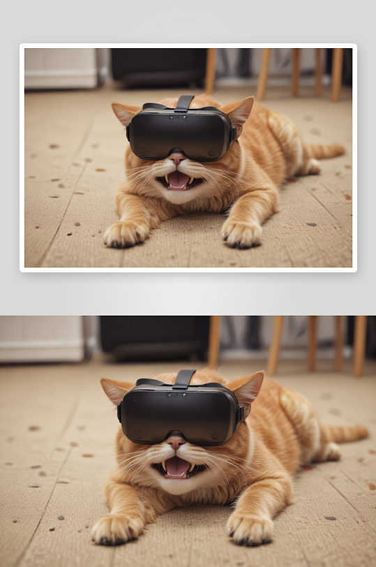 猫咪哭泣的VR体验身临其境的感官探索