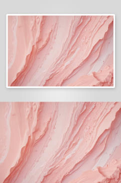 粉红色岩层地貌的迷人画面