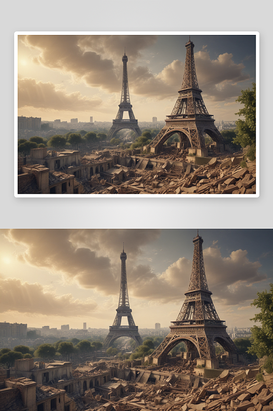 法国巴黎的超现实废墟之旅