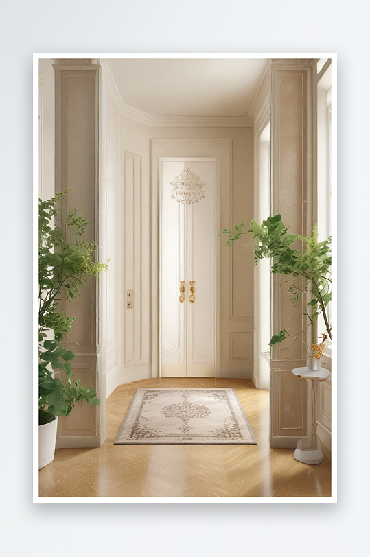 打造巴黎风格的室内入口大厅