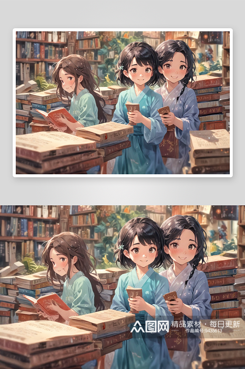 年轻亚洲人怀揣古书的温柔微笑手拿着书素材
