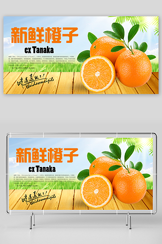 橙子高清产品图展板