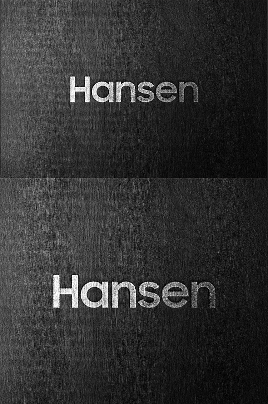 高品质uv压印烫金烫银工艺logo样机