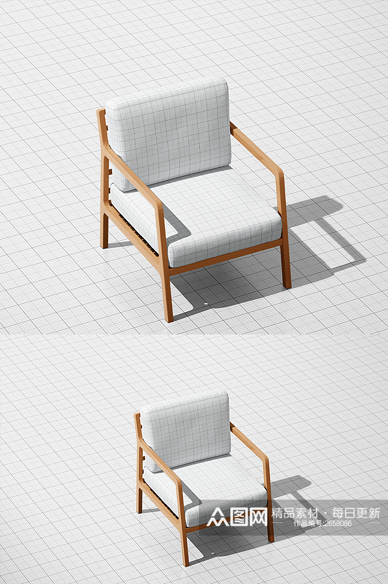 餐厅椅子室内家具设计展示场景样机素材