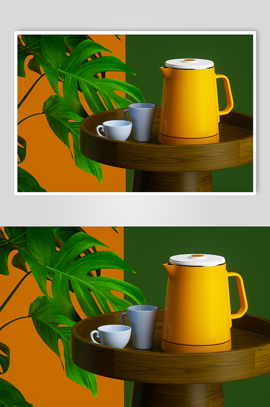 C4D室内场景建模OC渲染-众图网