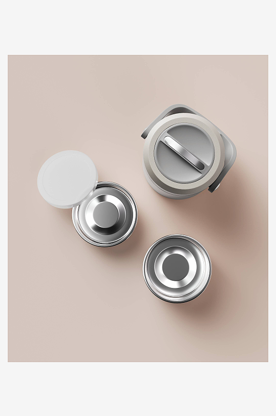 C4D保温桶oc渲染产品模型样机-众图网