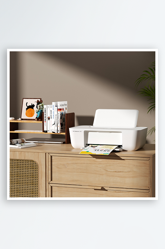 打印机场景oc渲染-众图网