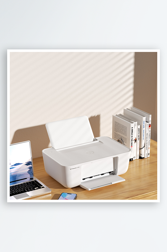 打印机场景oc渲染-众图网