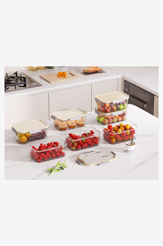 C4Doc渲染厨房水果场景-众图网