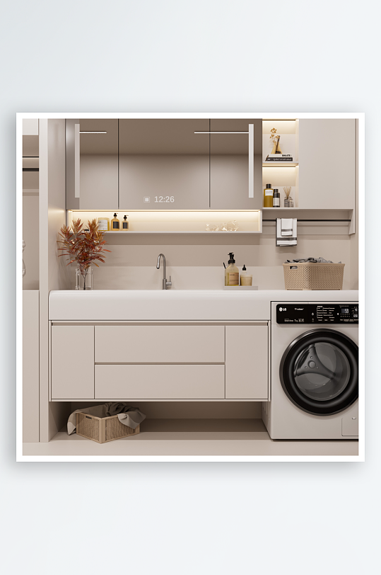 C4Doc渲染场景卫生间-众图网