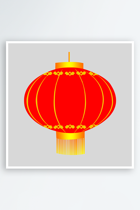 新年春節(jié)手繪卡通大紅燈籠免摳素材